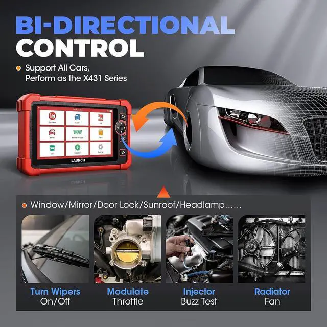 Alt view image 3 of 7 - Launch X431 CRP919X OBD2 Scanner: 2023 Bi-Directional Scan Tool with 2-Year Updates, Added TPMS &BST360, ECU Coding, CAN FD/DoIP, All System Diagnostic Scanner with 31 Services, Upgrade of CRP909X