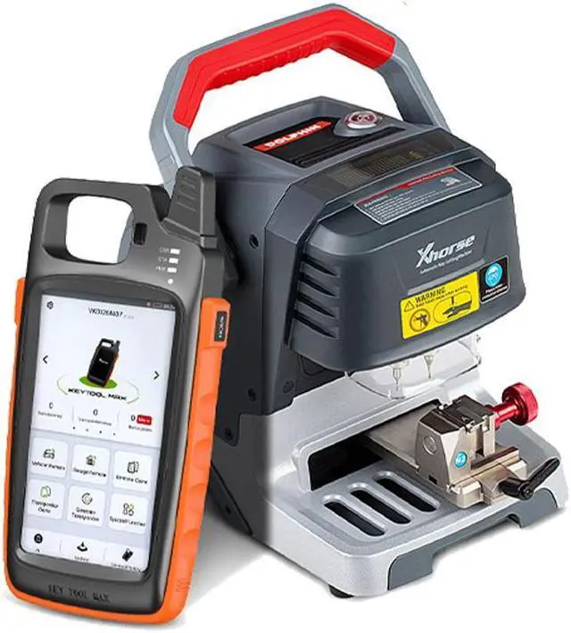 Main image of Xhorse Dolphin XP005 Key Cutting Machine plus VVDI Key Tool Max Pro As a Screen