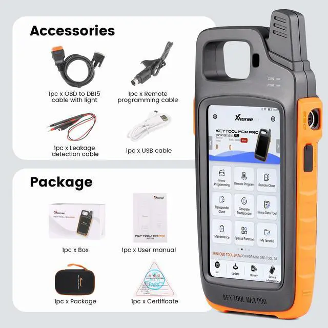 Alt view image 5 of 5 - Xhorse Dolphin XP005 Key Cutting Machine plus VVDI Key Tool Max Pro As a Screen