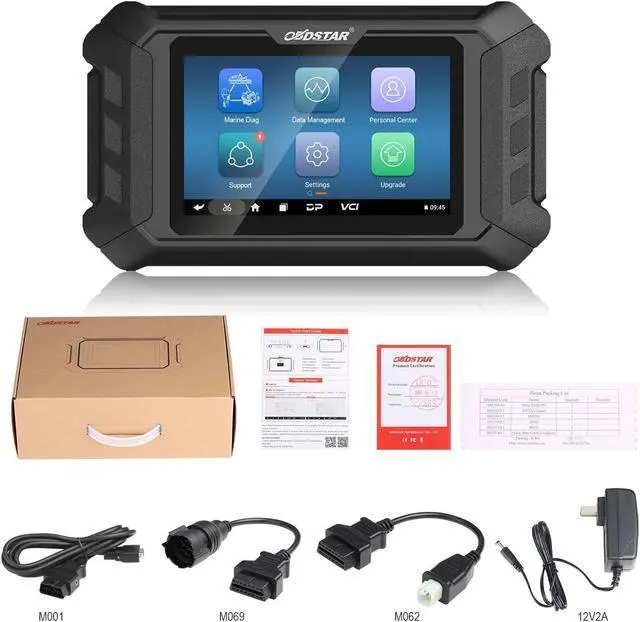Alt view image 6 of 6 - OBDSTAR iScan SUZUKI Marine Diagnostic Tablet Code Reading Code Clearing Data Flow Action Test for 1998 -2022 SUZUKI Outboard Models