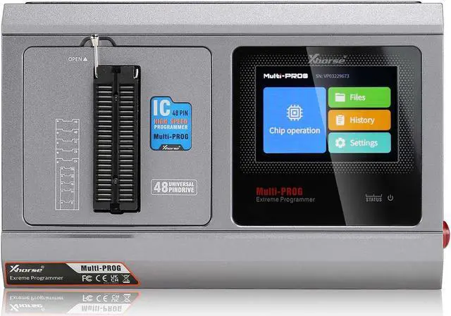 Main image of Xhorse Multi-Prog Programmer ECU Programmer Update of VVDI Prog with Free MQB48 License Expert Mode Batch Write Chips