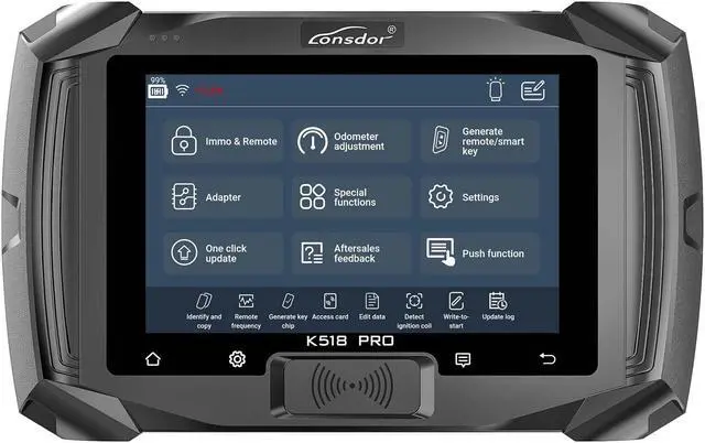 Main image of Lonsdor K518 PRO Full Version All In One Key Programmer with 2pcs LT20, Toyota FP30 Cable, Nissan 40 BCM Cable JCD JLR and ADP Adapter