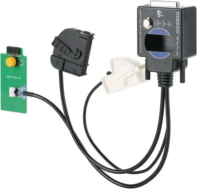 Alt view image 6 of 7 - 2024 GODIAG BMW CAS1/CAS2 Mech-Key Test Platform Detect CAS & Key Synchronization Solder-free Matching CAS Data Read, Write and Program