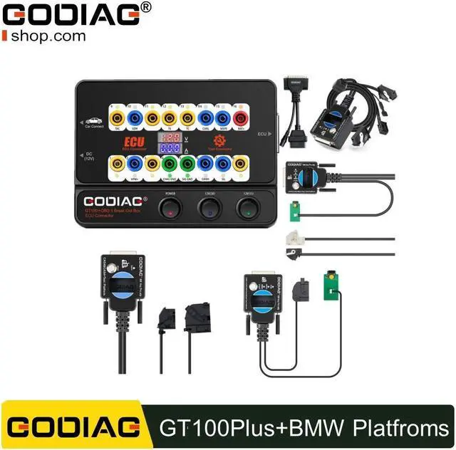 Main image of GODIAG GT100+ GT100 Pro Breakout Box Plus BMW CAS1/ CAS2/ CAS3/ CAS4/ CAS4+ and FEM/ BDC Test Platform For CAS Data Read Write Program All Key Lost