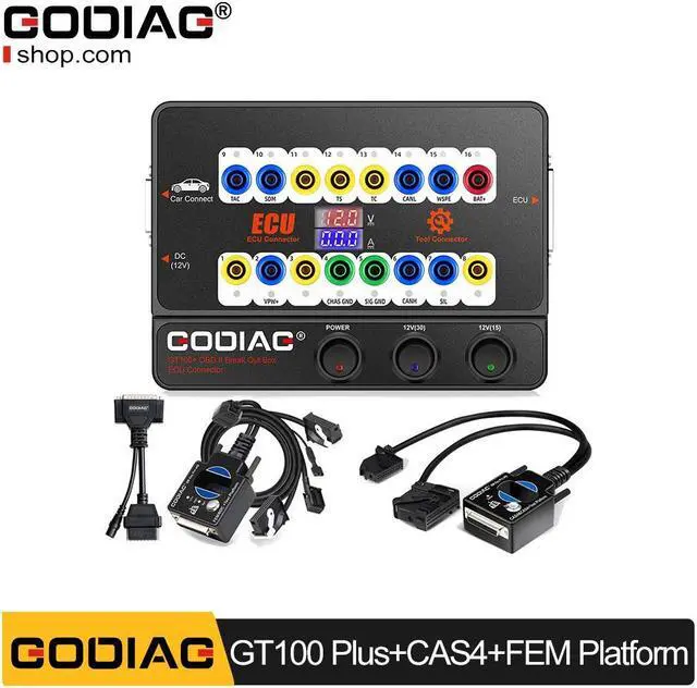 Main image of GODIAG GT100+ Breakout Box ECU Tool Plus BMW CAS4 and FEM Test Platform Support All Key Lost with Electronic Current Display