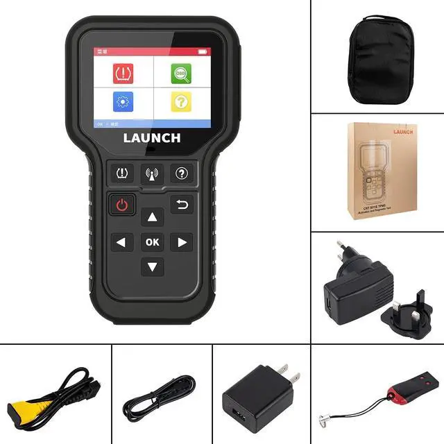 Alt view image 7 of 7 - 2024 Newest LAUNCH CRT5011E TPMS Relearn Tool,OBDII Code Reader,Activate/Relearn All Brand Sensors, Read&Program LTR-01 Sersors (315/433MHz),Reset TPMS,Free Upgrade