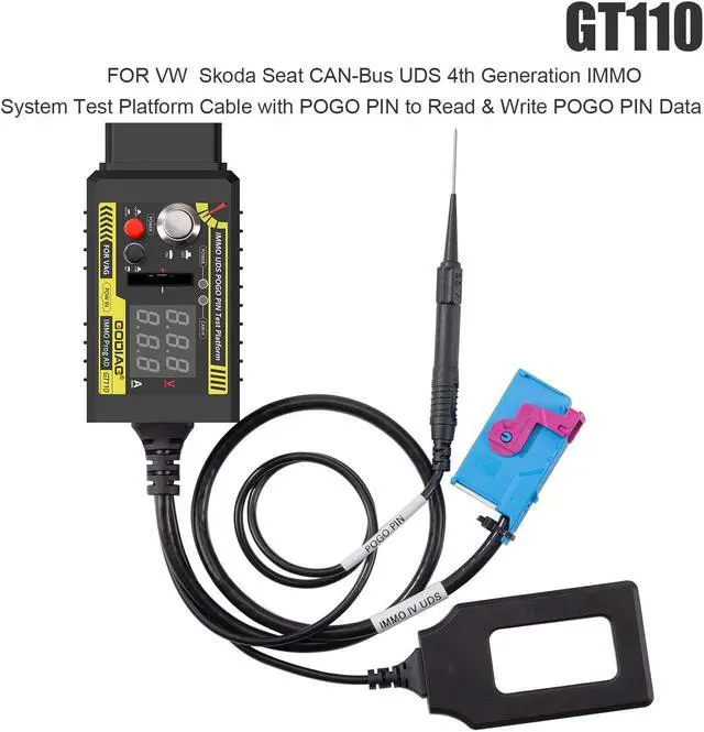 Alt view image 3 of 7 - GODIAG VAG Test Platform GT110 plus GT111 CAN-Bus With Pogo Pin for 3rd & 3.5th & 4th Generation VAG Dashboard IMMO Key Matching