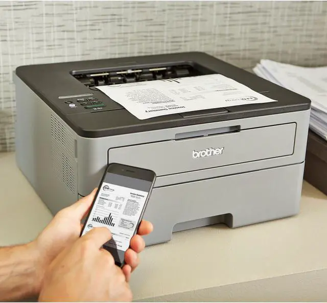 Alt view image 4 of 4 - Brother HL-L2350DW Monochrome Laser Printer with USB & Wi-Fi Connectivity