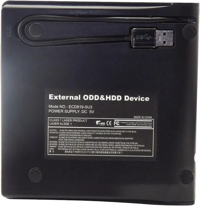 Alt view image 7 of 7 - USB 3.0 External DVD Drive Portable External Optical Drive CD DVD RW ROM Player