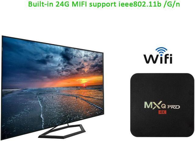 Mxq Pro Android 7.1 Mini TV Box,4K Ultra HD Media Device, 1/8GB ROM, 4  Core, 64Bit 