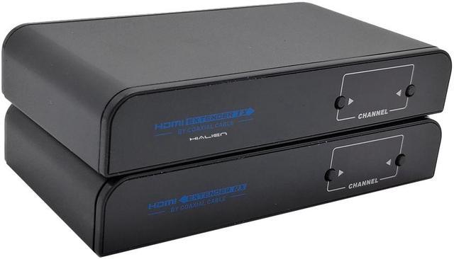 LENKENG LKV379 1080P HDMI Extender over Coaxial Cable, HDMI Signal to HD  Digital TV Signal Based on DVB-T CATV up to 2296ft/700m supports  one-to-many and many-to-many system (Transmitter & Receiver) 