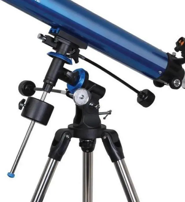 Alt view image 5 of 6 - Meade Polaris 90mm (3.5") 900mm f/10 German Equatorial Refractor Telescope