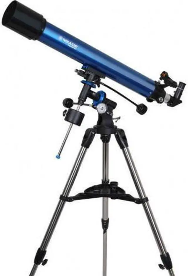 Alt view image 4 of 6 - Meade Polaris 90mm (3.5") 900mm f/10 German Equatorial Refractor Telescope