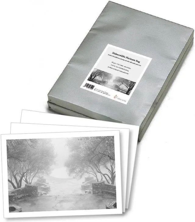 Alt view image 4 of 5 - Hahnemuhle Platinum Rag Fine Art Paper, 300gsm, 11x15", 25 Sheets #10647102
