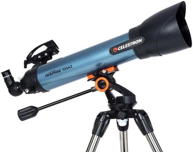 Alt view image 10 of 20 - Celestron Inspire 100AZ Telescope, Refractor