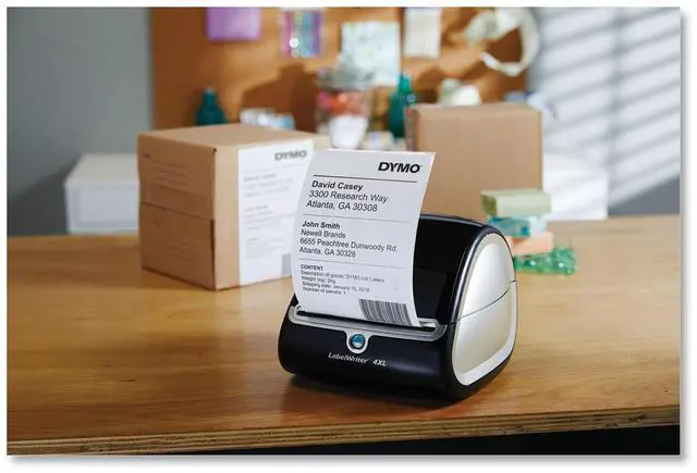Alt view image 17 of 20 - DYMO 4.00" x 6.00" White Extra-Large Shipping Permanent Self-Adhesive Label Roll - 10 / Pack