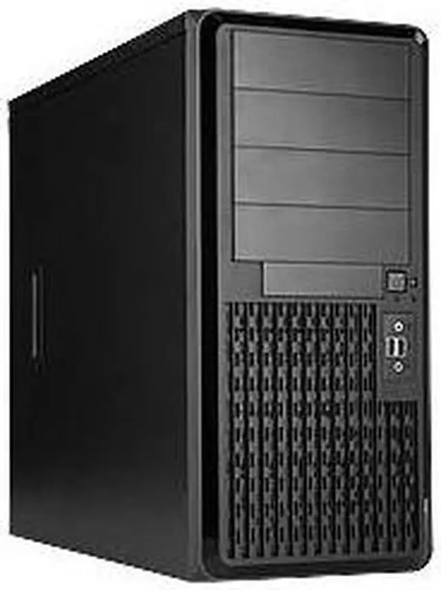 Alt view image 2 of 11 - IN WIN IW-PE689.U3 Entry Pedestal Atx Mid Tower case 4/1/(5) Bays USB 3.0 Audio Black No Power Supply Audio
