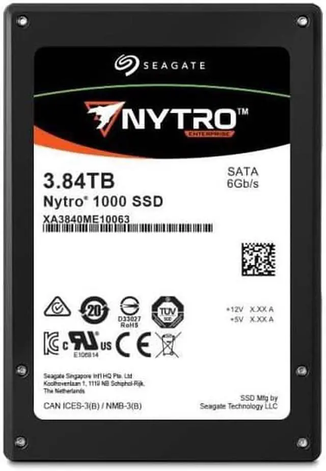 Main image of Seagate Nytro 1551 XA3840ME10063 2.5" 3.84TB SATA III 3D TLC Solid State Disk - Enterprise