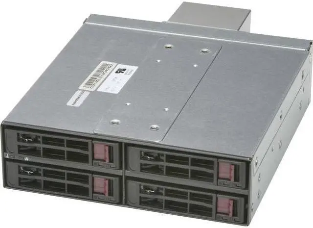 Alt view image 5 of 7 - SuperMicro CSE-M14TQC Mobile Rack - 4x 2.5" Hot-swap SAS3/SATA3 HDDs