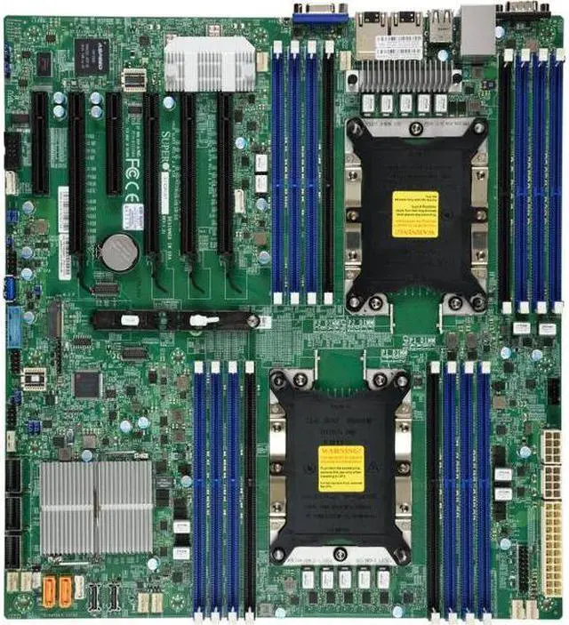 Alt view image 5 of 8 - Supermicro MotherBoard MBD-X11DPI-NT-O Xeon Dual Socket LGA3647 C622 Max.2T PCI Express E-ATX (MBD-X11DPI-NT-O)