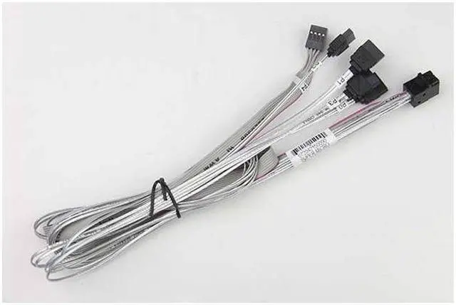 Alt view image 5 of 9 - Supermicro CBL-SAST-0591 75cm Cross-over Mini SAS HD to 4x SATA Cable w/ SB