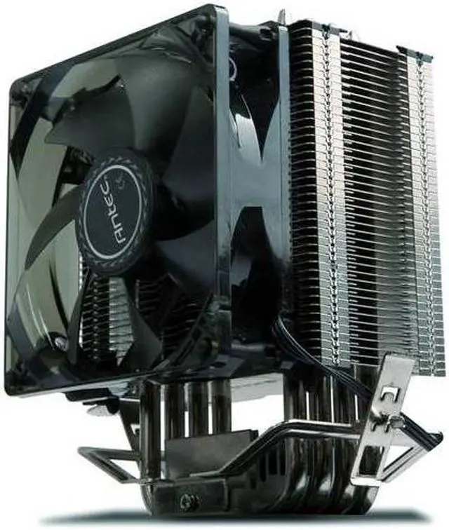 Alt view image 3 of 10 - Antec A40 PRO Blue LED CPU Cooler Fan Compatible with Intel and AMD