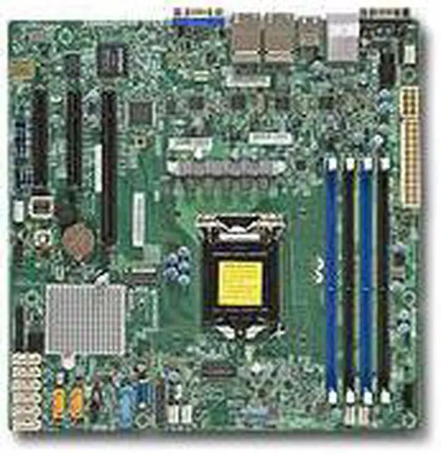 Alt view image 3 of 7 - Supermicro X11SSH-LN4F Server Motherboard - Intel C236 Chipset - Socket H4 LGA-1151 - Bulk packaging  -