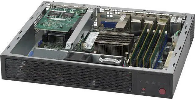 Alt view image 3 of 9 - Supermicro CSE-E300 Flex-ATX Chassis