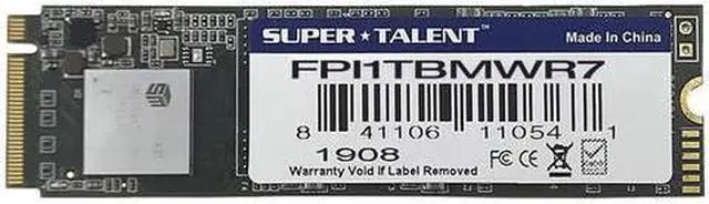 Main image of Super Talent EX6 M.2 1TB PCI-Express 3.0 x4 NVMe Solid State Drive (TLC)