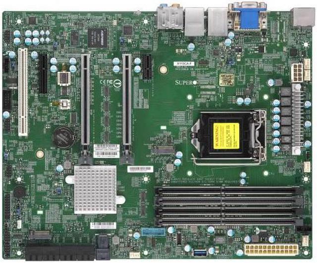 Supermicro Motherboard MBD-X11SCA-F-B Core i3 Socket 1151 C246 Up