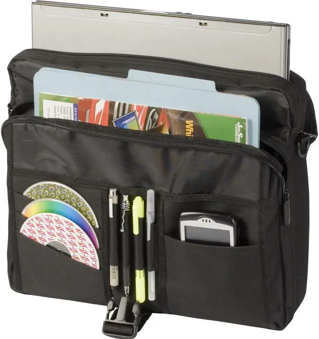 Alt view image 5 of 20 - Targus 15.6" Messenger Laptop Case - TCM004US