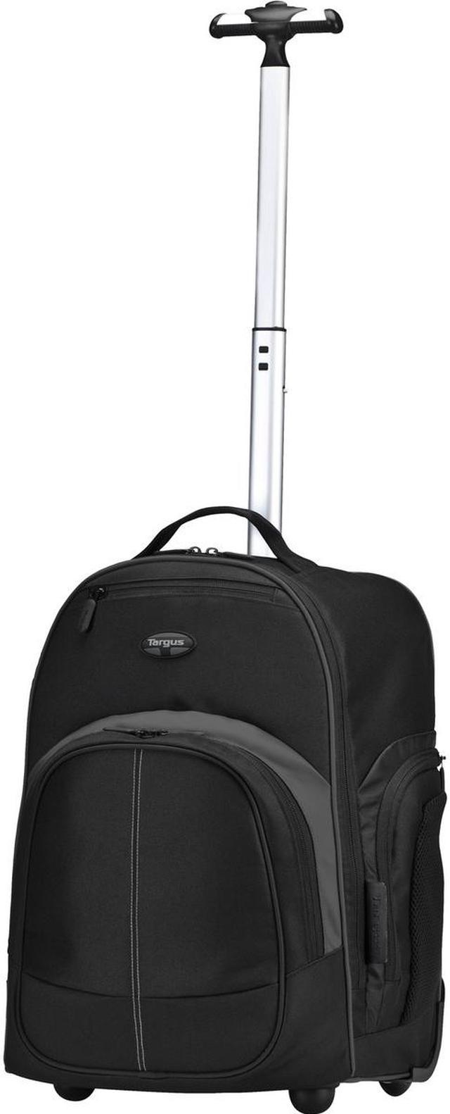 Targus Compact 16 Laptop Rolling Backpack - Black