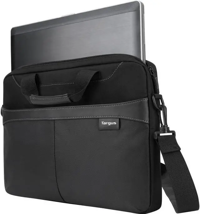 Alt view image 5 of 13 - Targus Slipcase TSS898 Carrying Case for 15.6" Notebook - Black - Trolley Strap, Shoulder Strap, Handle - 11" Height x 16" Width x 1" Depth