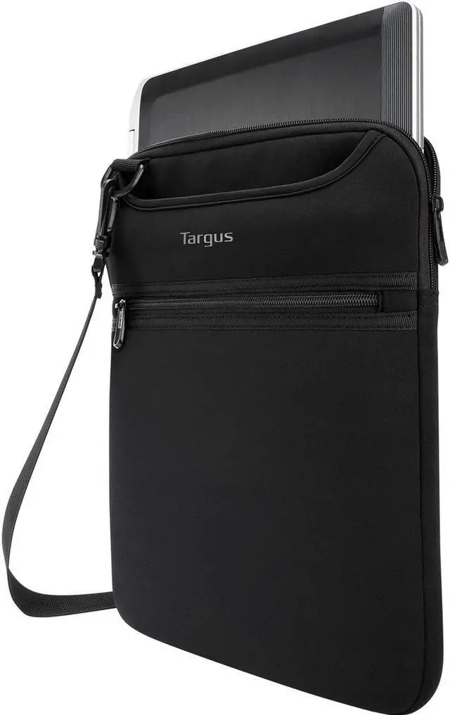 Alt view image 6 of 20 - Targus 14" Vertical Slipcase with Hideaway Handles - TSS913