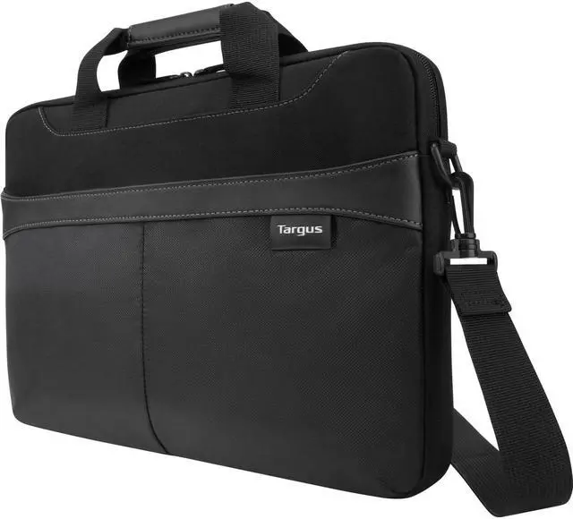 Alt view image 2 of 13 - Targus Slipcase TSS898 Carrying Case for 15.6" Notebook - Black - Trolley Strap, Shoulder Strap, Handle - 11" Height x 16" Width x 1" Depth