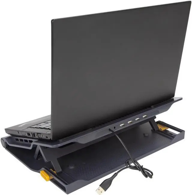 Alt view image 5 of 20 - Targus Chill Mat + with 4-Port Hub - AWE81US