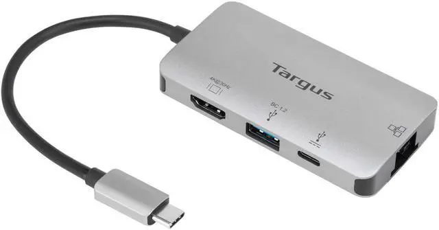 Alt view image 2 of 13 - Targus USB-C DP Alt Mode Single Video 4K HDMI Docking Station with 100W PD Pass-Thru - DOCK418USZ