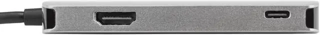 Alt view image 6 of 7 - Targus USB-C Multi-Port Single Video Adapter and Card Reader with 100W PD Pass-Thru - ACA953USZ