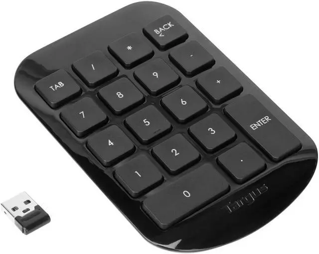 Alt view image 3 of 7 - Targus Wireless Numeric Keypad - AKP11US