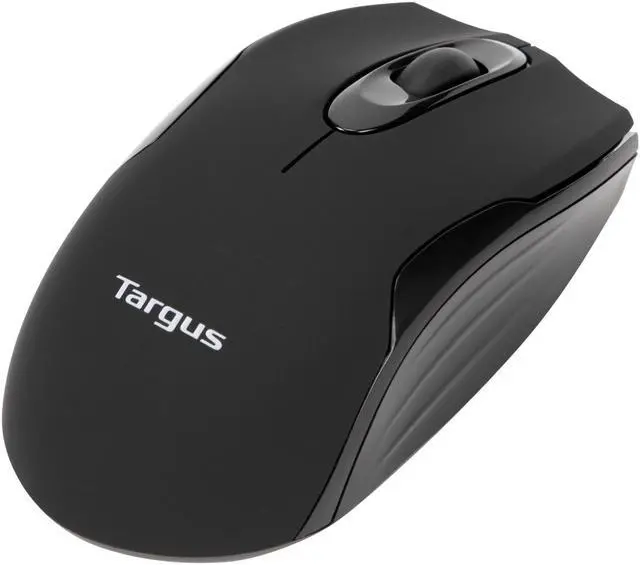 Alt view image 2 of 12 - Targus W575 Wireless Mouse - Optical - Wireless - Radio Frequency - Black - USB - 1600 dpi - Scroll Wheel - AMW575TT
