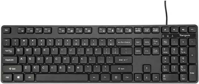 Alt view image 7 of 11 - Targus BUS0067 Corporate HID Keyboard and Mouse - USB Wired Keyboard - 104 Key - Black - USB Mouse - Optical - 3 Button - Scroll Wheel - QWERTY - Black