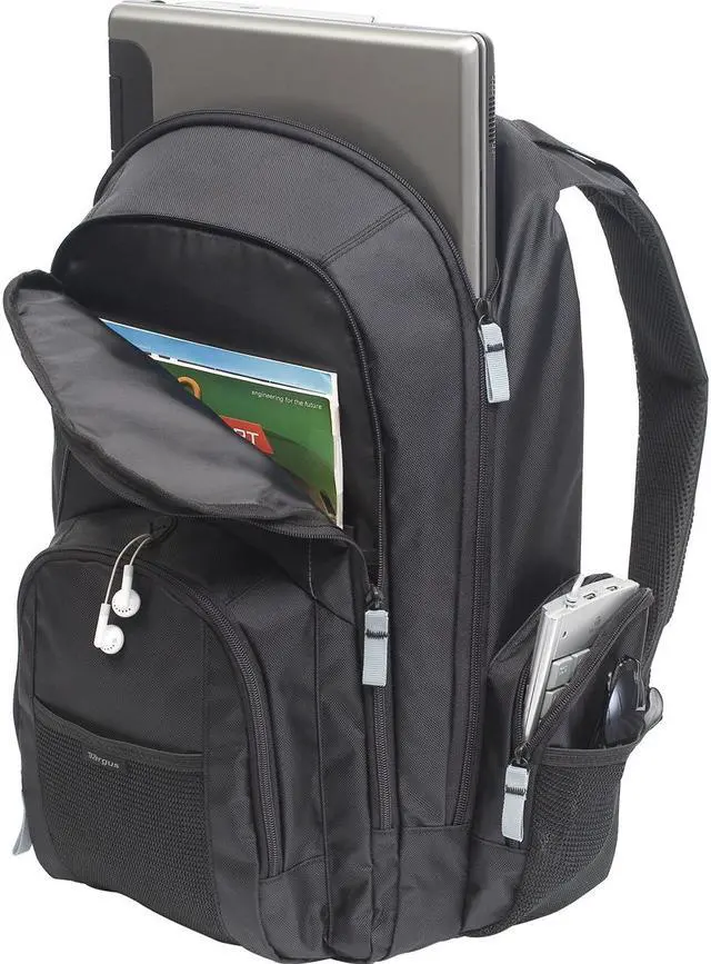 Alt view image 4 of 15 - Targus 17" Groove Backpack (Black) - CVR617