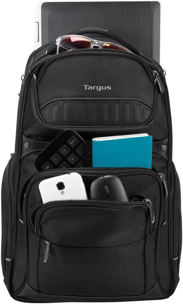 Alt view image 6 of 20 - Targus Carrying Case For 16" Notebook - Black With Earphone Jack In Strap