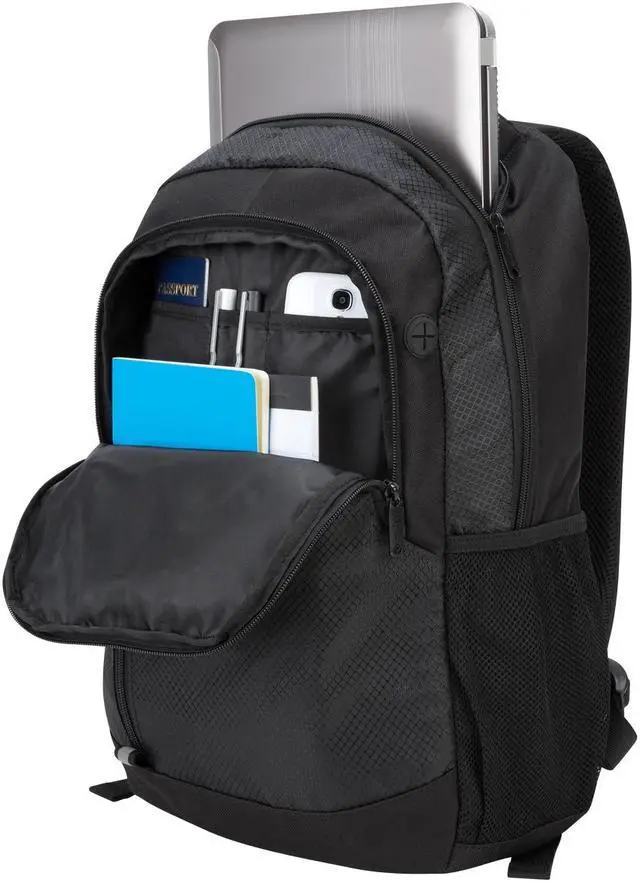 Alt view image 6 of 15 - Targus 15.6" Sport Backpack (Black) - TSB89104US