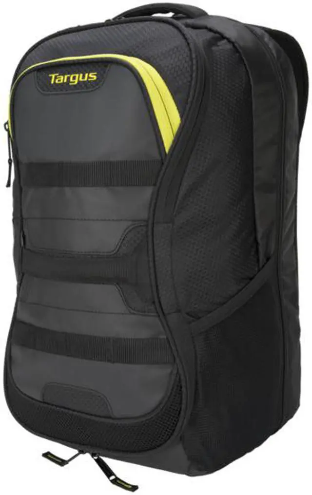 Alt view image 5 of 18 - Targus 15.6" Targus Work + Play Fitness Backpack (Black/Yellow) - TSB944US