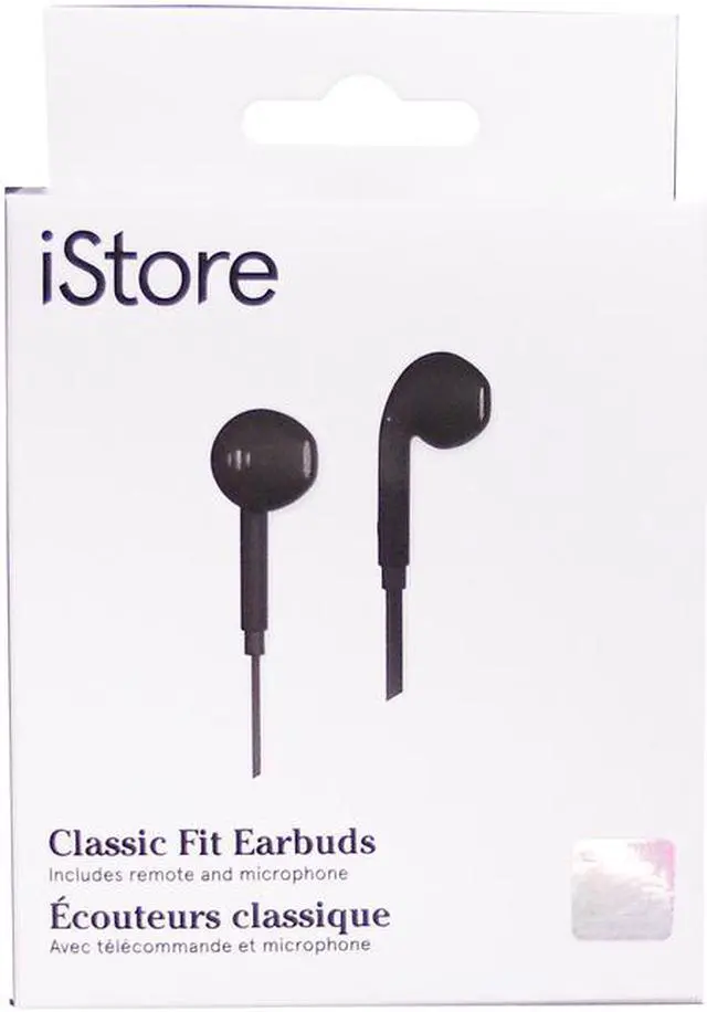 Alt view image 3 of 11 - iStore Classic Fit Earbuds (Matte Black) - AEH03611CAI
