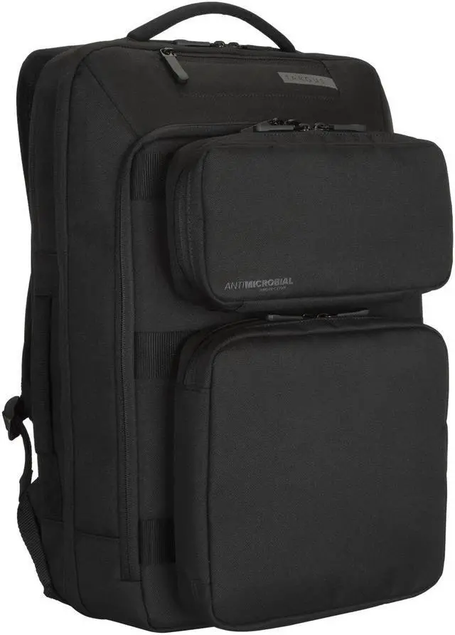 Alt view image 5 of 13 - Targus 2 Office TBB615GL Carrying Case Backpack for 15" to 17.3" Notebook Black