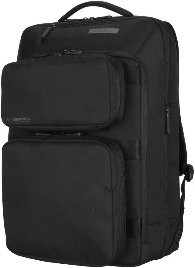 Alt view image 2 of 13 - Targus 2 Office TBB615GL Carrying Case Backpack for 15" to 17.3" Notebook Black