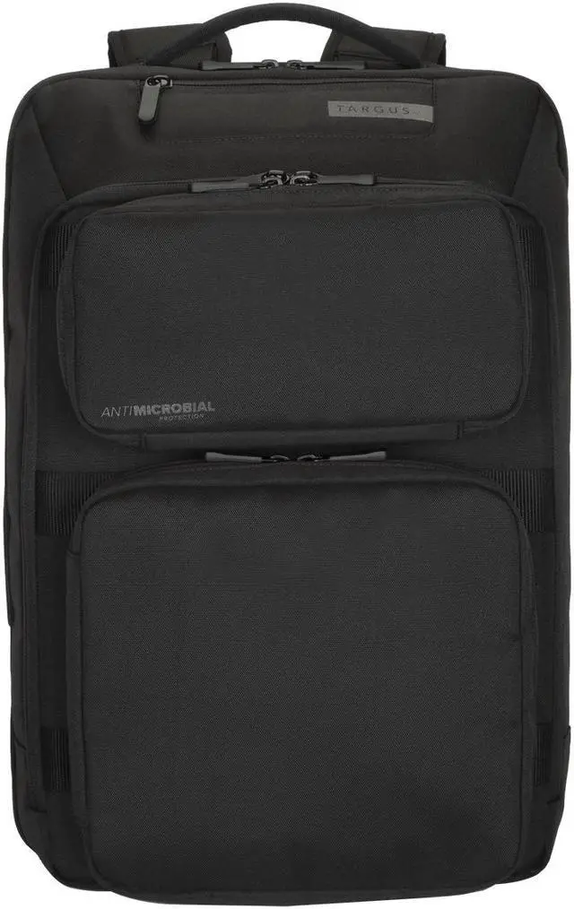 Alt view image 3 of 13 - Targus 2 Office TBB615GL Carrying Case Backpack for 15" to 17.3" Notebook Black