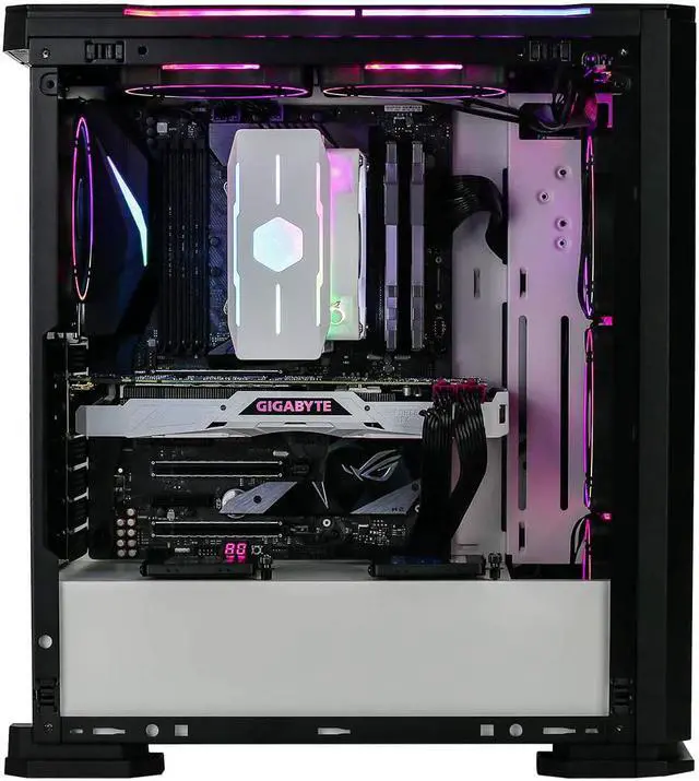 Alt view image 4 of 14 - ZALMAN X3 ATX Mid-Tower includes RGB LED Fan Controller w/4 RGB Fans (supports up to 6), Tool-less Front & Side Panels